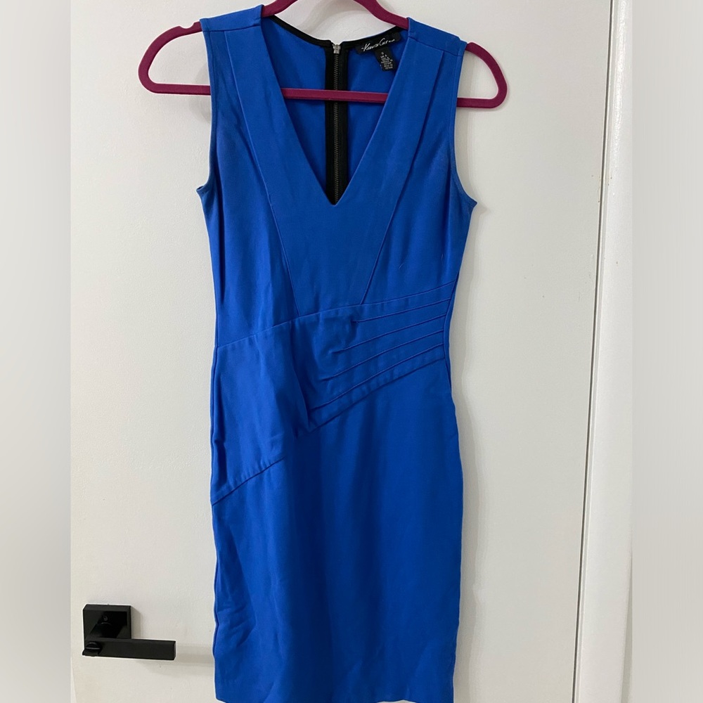 Kenneth Cole blue bodycon dress
